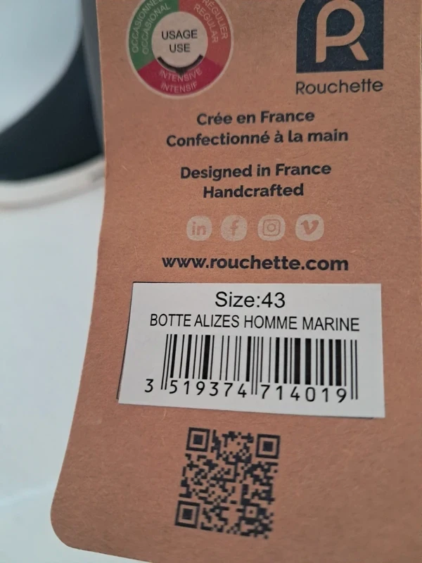 Nieuwe regenlaarzen, pleziervaart, vissen, wandelen - Rouchette - Maat 43 – photo 11